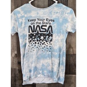 NASA Keep your eyes on the stars Junior Girl Size Med Tee